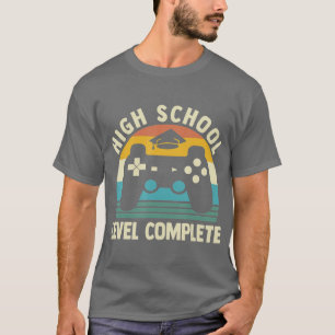 Mens High School Level Complete Graduation 2022 T-Shirt