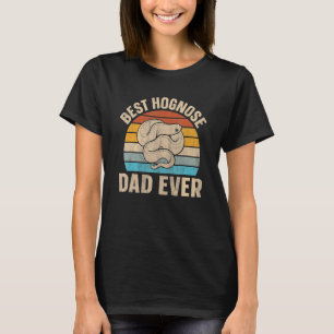 Mens Hognose Snake Reptile Retro Best Hognose Dad  T-Shirt