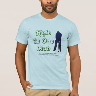 Mens Hole In One Bragging Rights Customised Golf T-Shirt