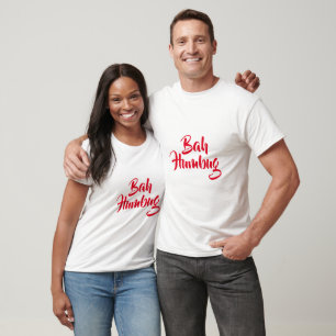 Men's Holiday T-Shirt Bah Humbug