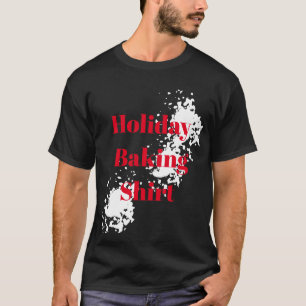 Men's Holiday T-Shirt-Holiday Baking Shirt