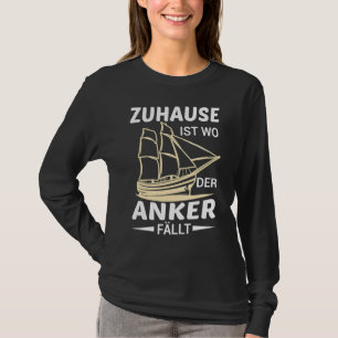 Mens Home Is Where The Anchor Falls Captain Crusad T-Shirt