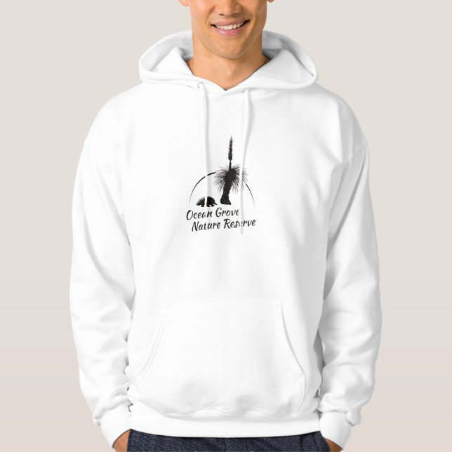 Men's Hooded Jumper OGNR Logo Black Hoodie (Front)