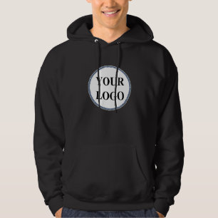 Mens Hoodie Black Personalised Business Company