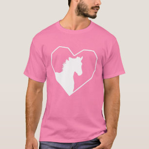 Mens Horse Heart Horse Lover Valentine’S Day T-Shirt