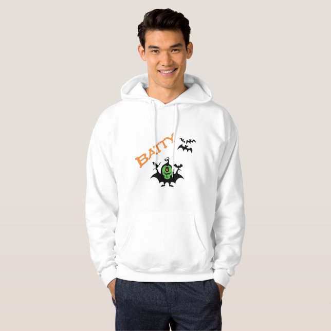 Men's Humourous Halloween Hoodie (Front Full)