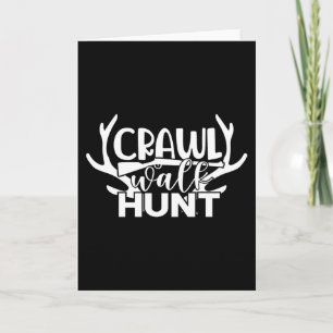 Men's Hunting Graphic Printed Short Sleeve T-Shirt Card