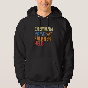 Mens Husband Dad Falconry Falconry Falconry Huntin Hoodie