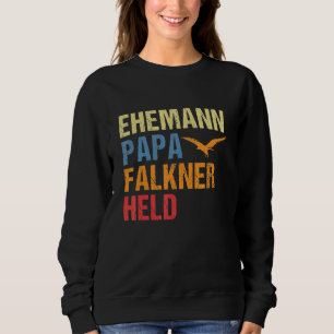 Mens Husband Dad Falconry Falconry Falconry Huntin Sweatshirt