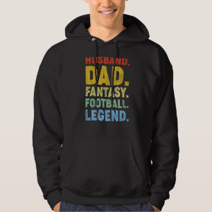 Mens Husband Dad Fantasy Football Legend Father's Hoodie