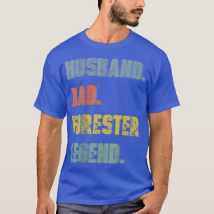 Mens Husband Dad Forester Legend Vintage Father's T-Shirt