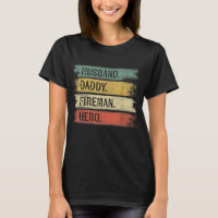 Mens Husband Daddy Fireman Hero Firefighter