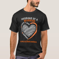 Mens Husband Of A Warrior Multiple Sclerosis Aware