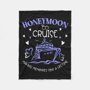 Mens Husband Wife Wedding Anniversary Honey Moon Fleece Blanket