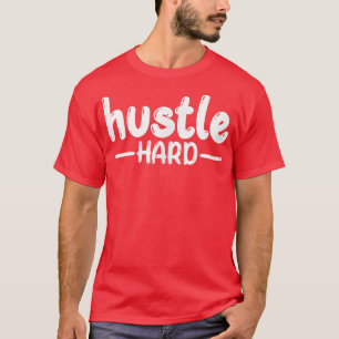 Mens HUSTLE Gym Fitness Workout Bodybuilding Motiv T-Shirt