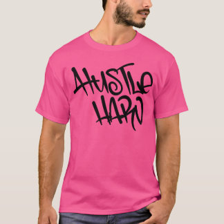 Mens Hustle Hard Gym Fitness Workout Bodybuilding  T-Shirt