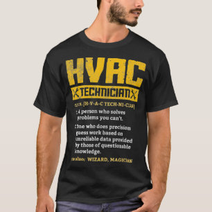 Mens HVAC Tech Tee Funny Technician Engineer Repai