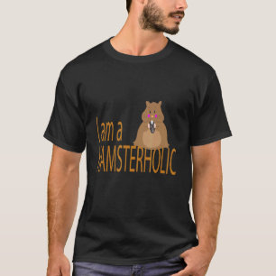 Mens I Am A Hamsteraholic Hamster  Rodents Armadil T-Shirt