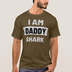 Mens I AM DADDY SHARKGift for Daddy  T-Shirt
