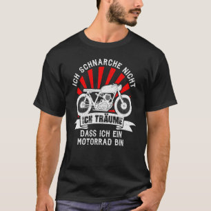 Mens I Don't Snore Motorcycle T-Shirt
