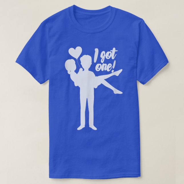 Mens I Got One Groom Bride Wedding Bachelor Party  T-Shirt (Design Front)
