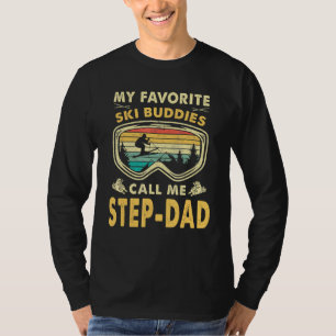 Mens I Have Two Titles Dad And Step-Dad Fathers Da T-Shirt