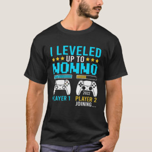 Mens I Levelled Up To Nonno Gamer New Italian Gran T-Shirt