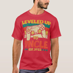 Mens I Levelled Up To Uncle Est 2022 T-Shirt