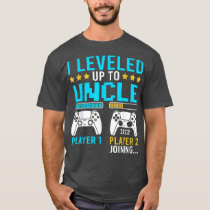 Mens I Levelled Up To Uncle Gamer Apparel, New Unc T-Shirt