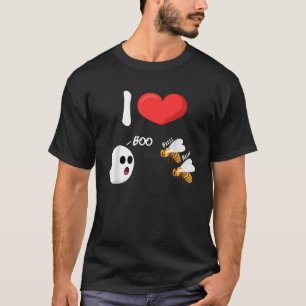 Mens I Love Boo Bees Funny Adult Humour T Shirt