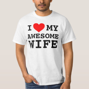 Men's I love my awesome wife T-Shirt