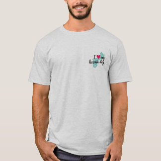 Men's I Love My Boonie Dog Shirt (Blue)