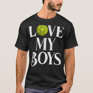 Mens I Love My Boys Handball Handball Dad Father' T-Shirt