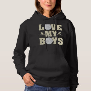 Mens I Love My Boys Hockey  Father's Day Hockey Da Hoodie
