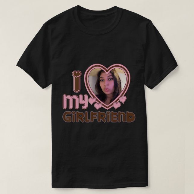 Mens I Love My Girlfriend Shirt For Men T-Shirt (Design Front)