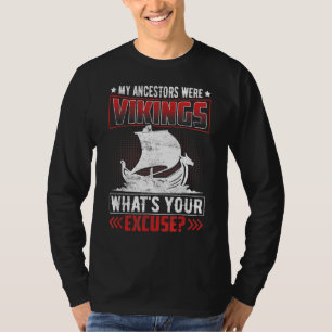 Mens I Serve The Only King Who Conquered Viking Va T-Shirt