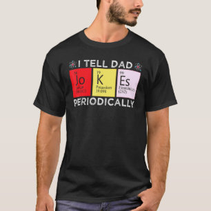Mens I Tell Dad Jokes Periodically Vintage Graphic T-Shirt