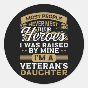 Mens I Was Raised Classic Round Sticker