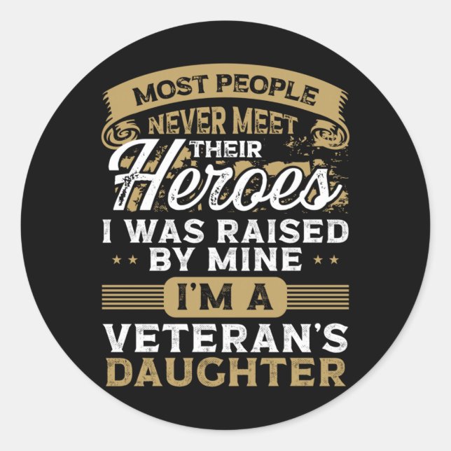 Mens I Was Raised Classic Round Sticker (Front)