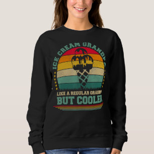 Mens Ice Cream Vintage Ice Cream Grandpa Father' Sweatshirt