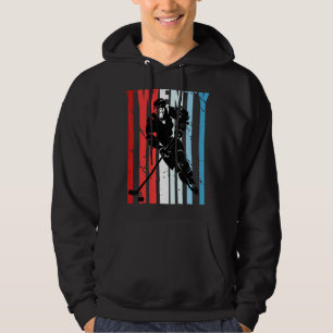 Mens Ice Hockey 20th Birthday Player Motivational Hoodie