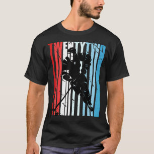 Mens Ice Hockey 22nd Birthday Player Motivational T-Shirt