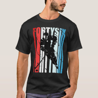 Mens Ice Hockey 46th Birthday Player Motivational  T-Shirt