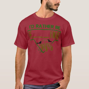 Mens Id Rather Be Farming Tractor Design For A T-Shirt