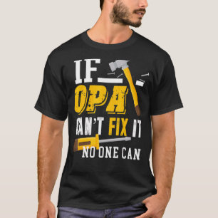 Mens If Grandpa Cant Fix It No One Can Boys T-Shirt