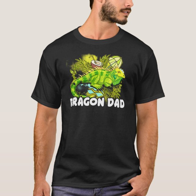 Mens Iguana Dad T-Shirt (Front)