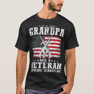 Mens I'm A Dad Grandpa T Shirt Veteran Father's Da