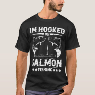 Mens i'm a hooked on salmon fishing performance T-Shirt