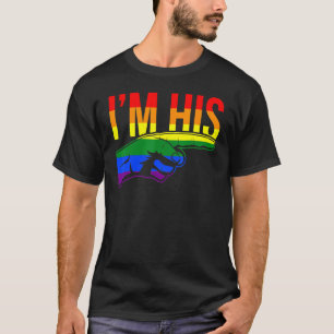 Mens I'm His He's Mine Gay Couples Im His Hes Mine T-Shirt