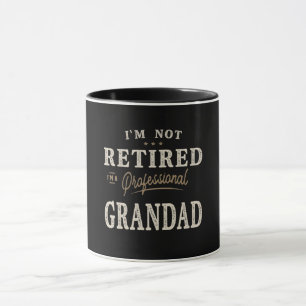 Mens I'm Not Retired I'm a Professional Grandad  Mug